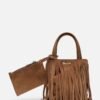 CARTERA DE GAMUZA FLECOS MINI