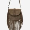 BANDOLERA DE GAMUZA FLECOS BOHO